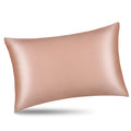 Alaska Bear Silk Pillowcase For Curly Hair And Skin Women Real Mulberry Silk Pillow Case Queen Single (1 Pack, Rose Gold)