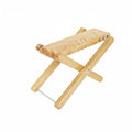 EcomistiqSolid Wood Adjustable Guitar Footrest Foldable Wooden Guitar Footrest Stable Music Accessory For Performance, Practice,