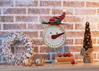 Morning View Snowman Advent Calendar Metal Snowman Calendar 24 Days Snowman Countdown To Christmas Metal Snowman Table Top Decor