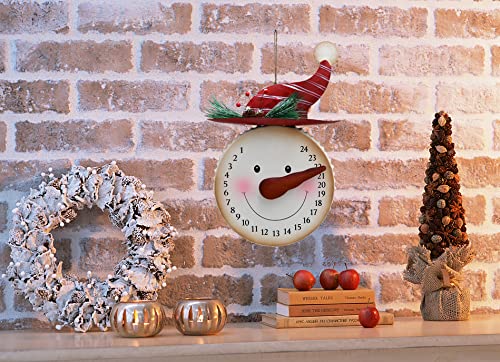 Morning View Snowman Advent Calendar Metal Snowman Calendar 24 Days Snowman Countdown To Christmas Metal Snowman Table Top Decor
