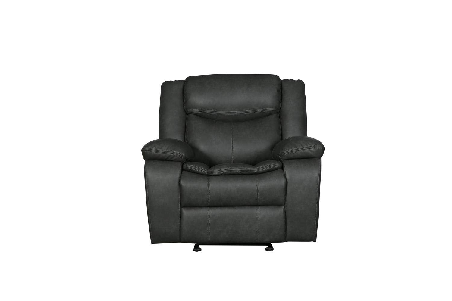 HomeRoots 42&quot; Gray Reclining Chair