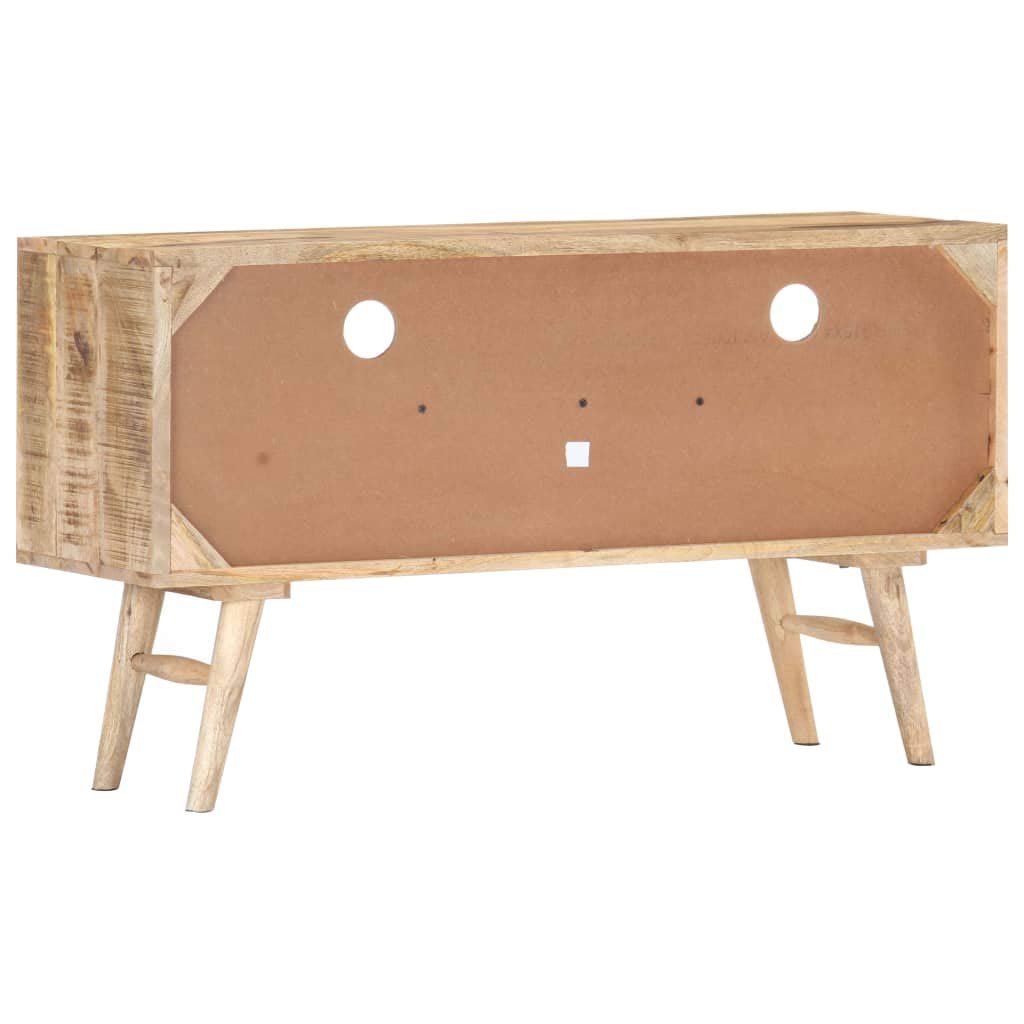 TV Cabinet 34.6&quot;x11.8&quot;x19.7&quot; Solid Mango Wood