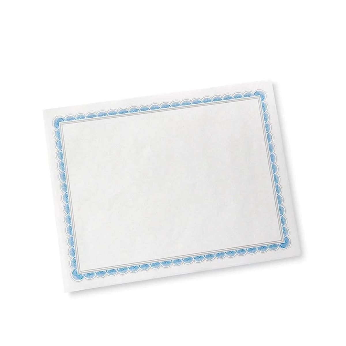 Gartner Studios Printed Certificates - Blue And Gray Border
