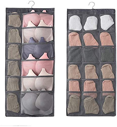 Labros Double Sided Hanging Wardrobe Organiser With 30 Pockets