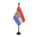 Missouri Table Flag 4' X 6' - Us State Of Missouri Desk Flag 15 X 10 Cm - Black Plastic Stick And Base - Az Flag