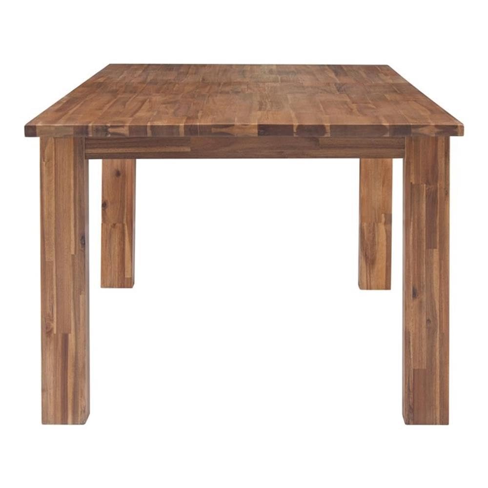 New Pacific Direct Bedford 20&Quot; Wood Butterfly Dining Table In Brushed Brown