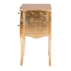 Baxton Studio Patrice Gold Finished Wood 2-Drawer End Table
