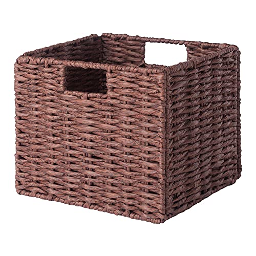 Foldable Beige Fabric Baskets - Set of 4 | Versatile Storage Solution for Home Organization | (94211-VV)