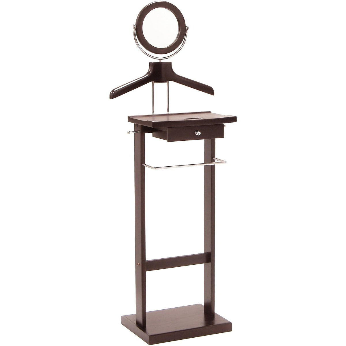 Winsome Wood Valet Stand With Wood Base, Dark Espresso (92155)