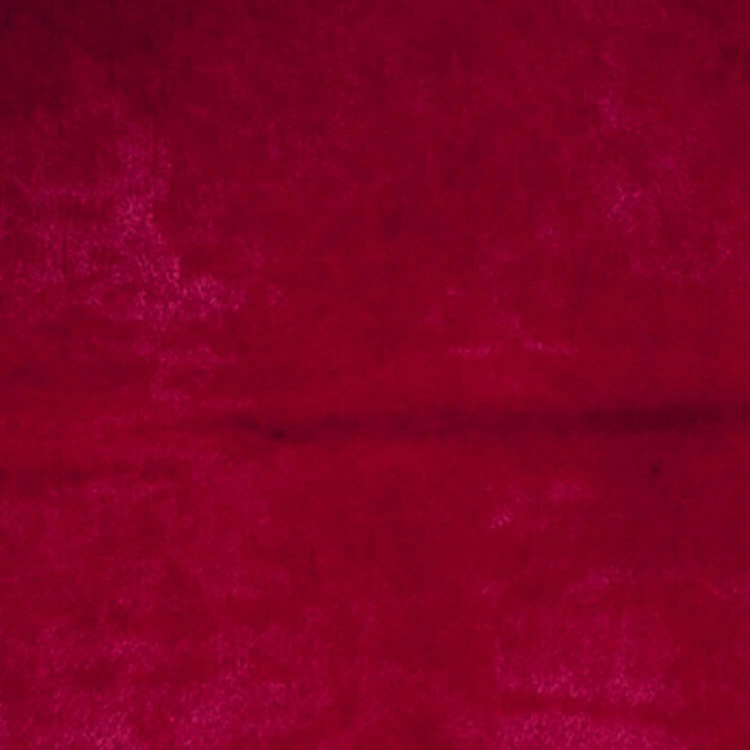 HomeRoots Cowhide, Microsuede 72' x 84' Burgundy Cowhide Rug