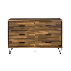 Acme Hestia 6-Drawer Wooden Dresser in Walnut Finish