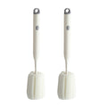 Bottle Soft Brush -2Pcs Sponge Bottle Brush Soft and Easy to Clean, Baby Bottle Sponge Brush Can Effectively Remove The Stain Re