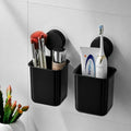 SHALVI Plastic Toothbrush Holders for Bathroom | Wall Mounted Toothbrush Holder | Toothbrush Holders for Toothbrushes | Bathroom