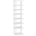 HOOBRO Vertical Shoe Rack, 8Tier Narrow Shoe Shelf, Shoe Storage Organizer for Small Space, 11 L x 11 W x 53 H, Closet, Entr