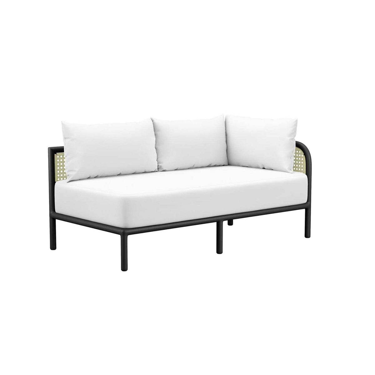 Hanalei Outdoor Patio Right-Arm Loveseat