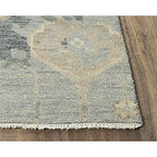 Alora Decor Abby 8' X 10' Traditional Dk. Gray/Blue/Gray Hand Knotted Area Rug