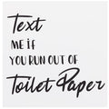 Bathroom Wall Art  Text