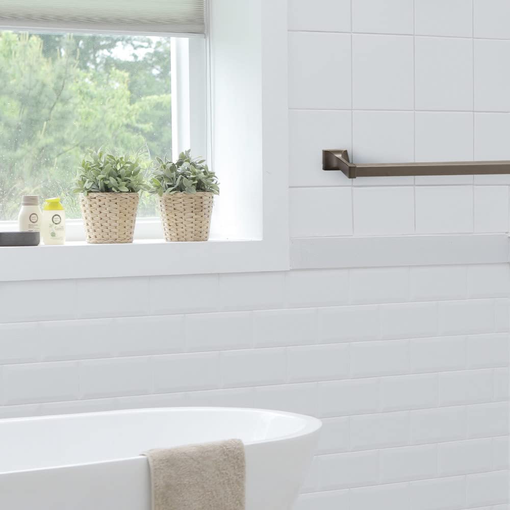 Design House 539205 Wall-Mounted Millbridge Bath Accessories, 18-Inch Towel Bar, Oil Rubbed Bronze