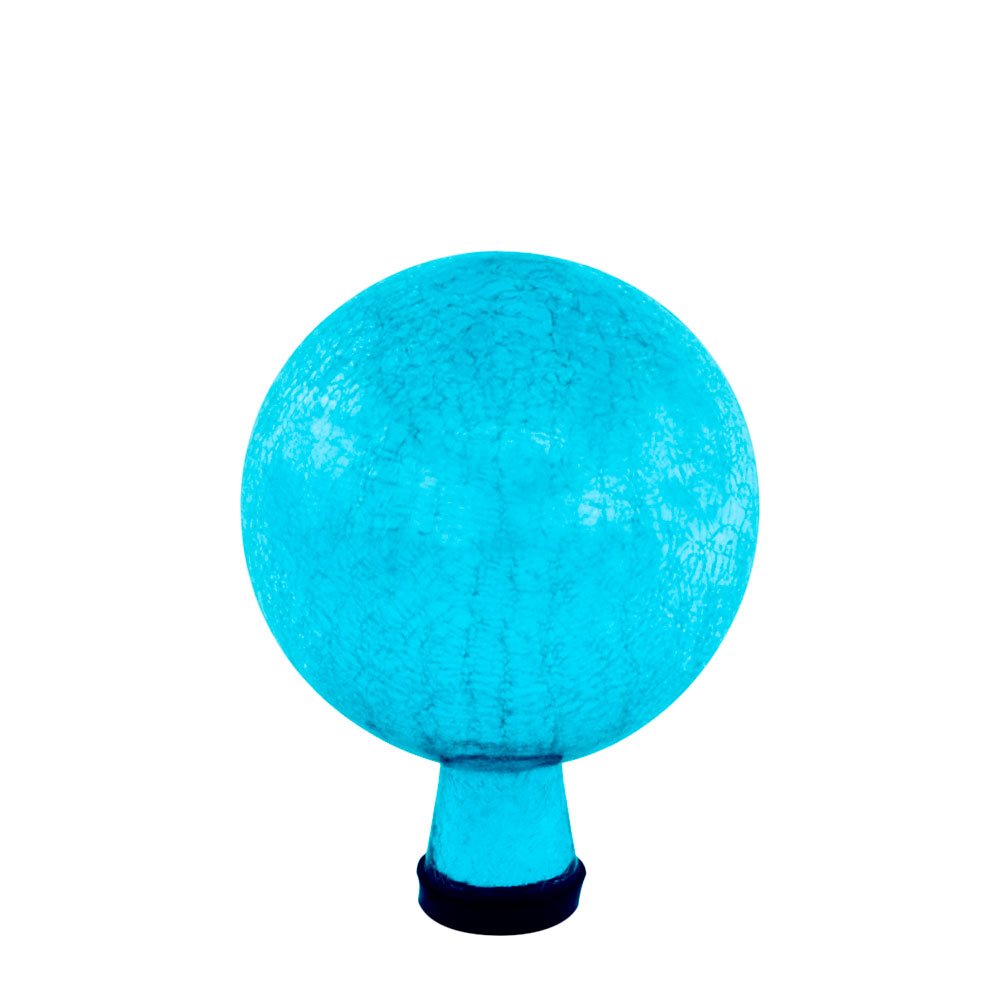 Achla Designs G6-T-C, Teal 6-Inch Crackle Gazing Globe Ball