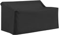 Crosley Furniture Patio Furniture Covers, Waterproof Outdoor Loveseat Cover For Backyard, Deck, Black