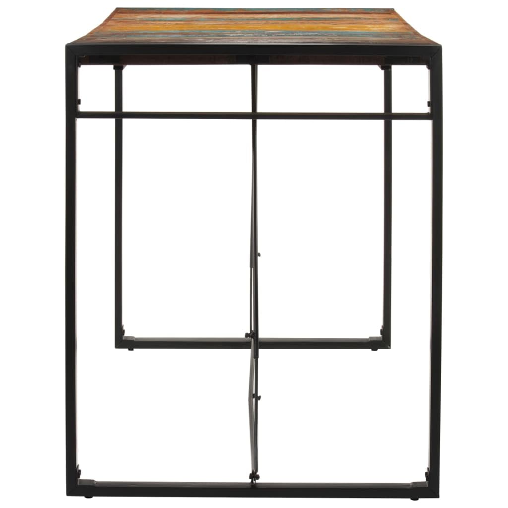 vidaXL Bar Table 69x35x43.3 inches Solid Recycled Wood