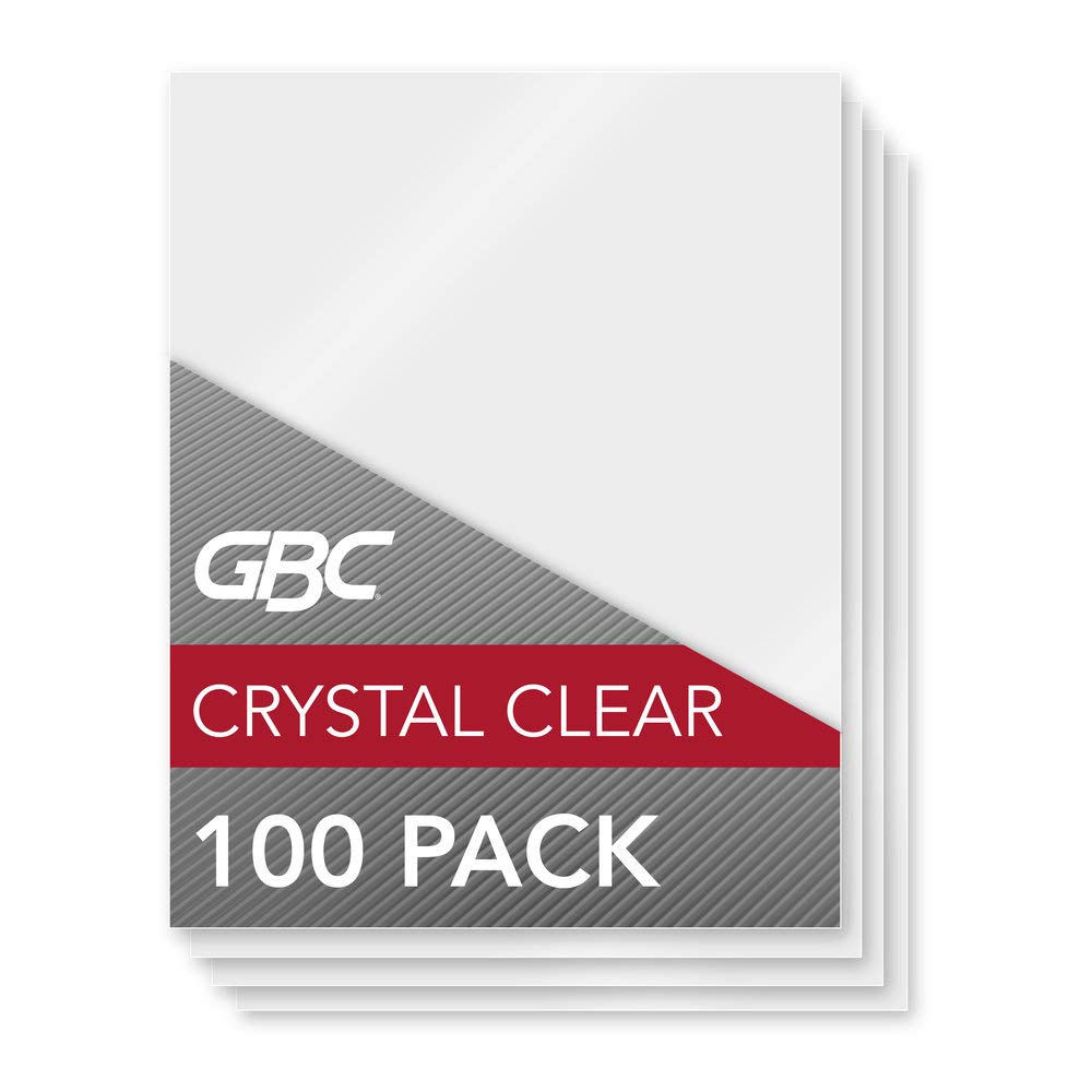 Gbc Laminating Sheets, Thermal Laminating Pouches Legal Size, 5Mil, Heatseal Crystal Clear, 100 Pack (3200410)