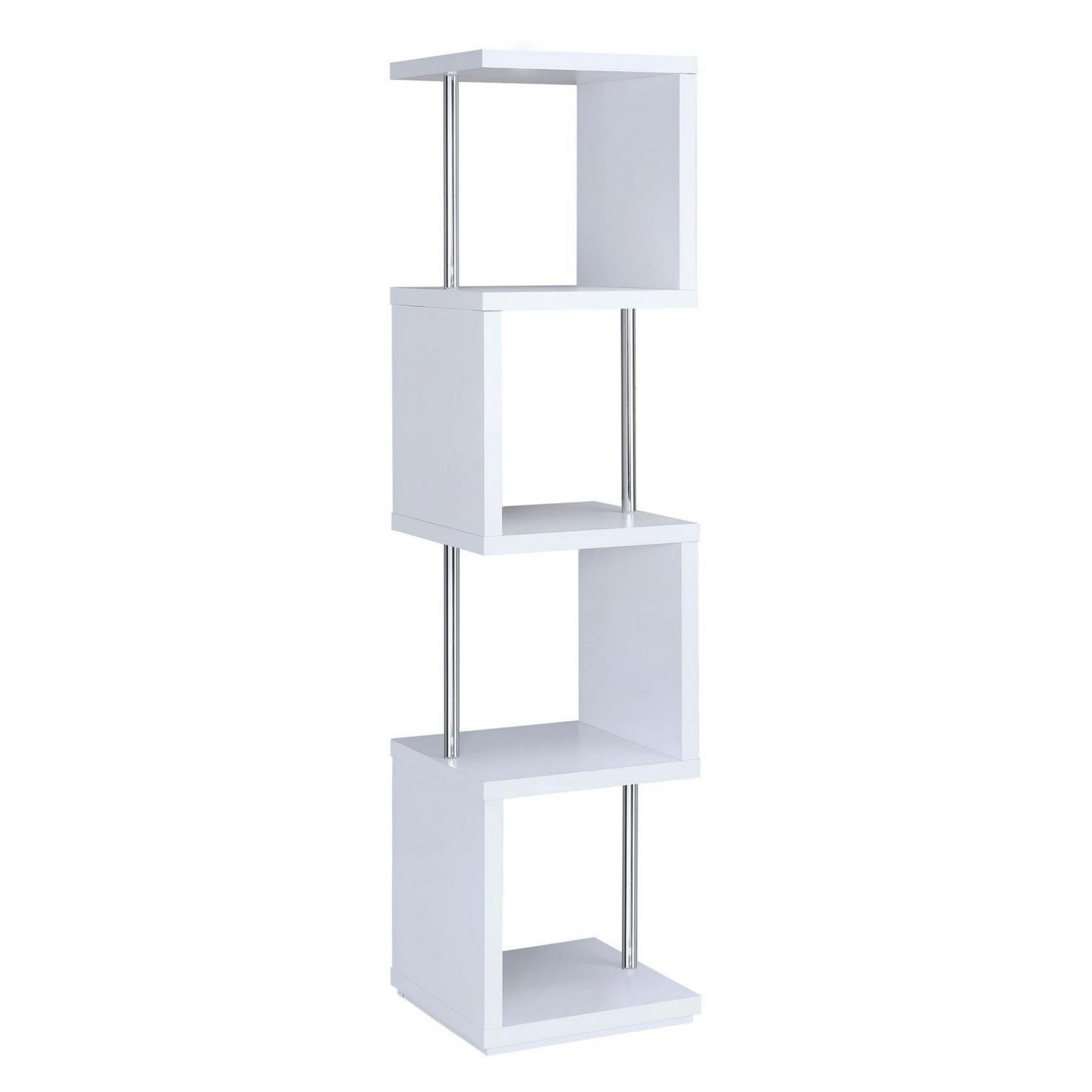 Benzara Book Case, One Size, White