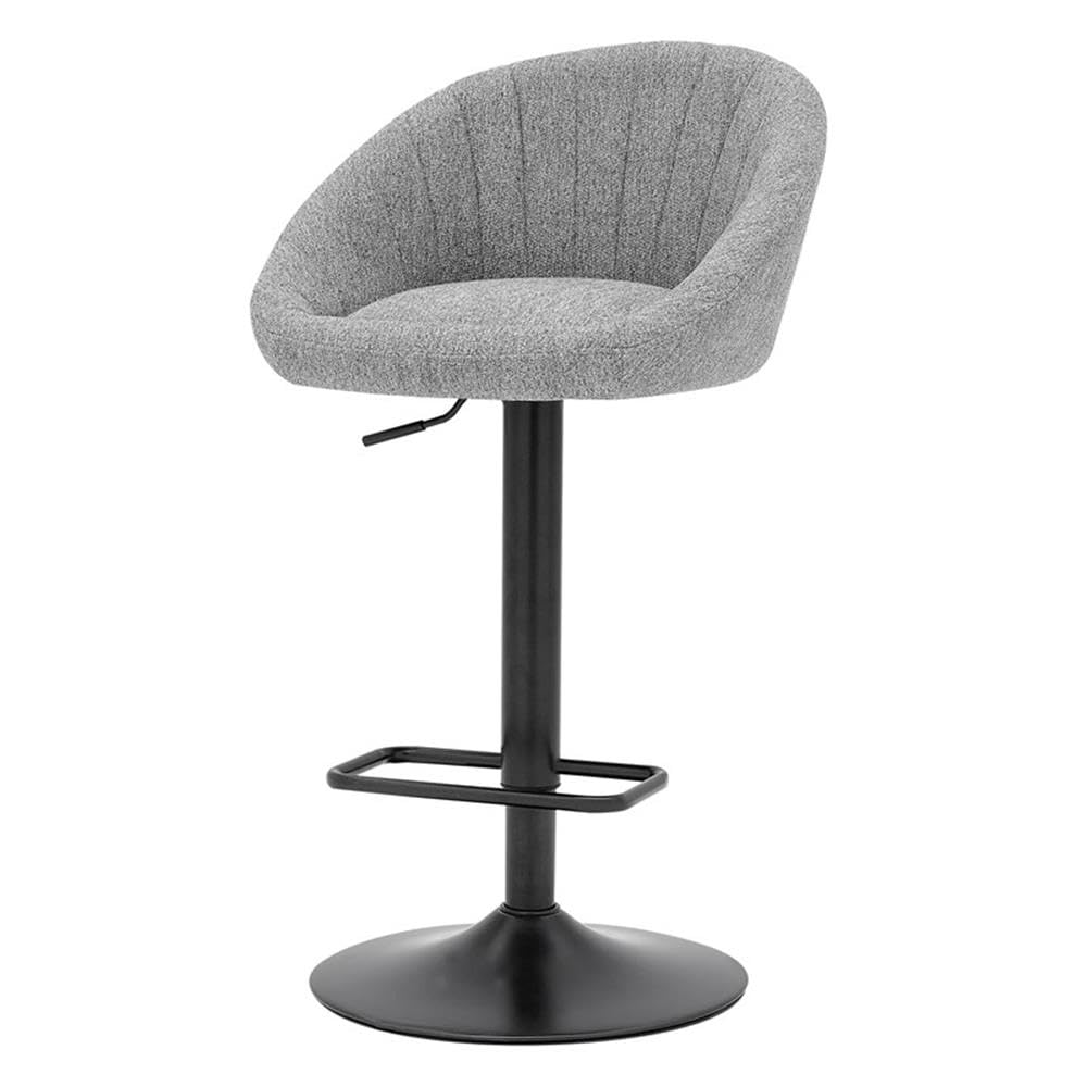 New Pacific Direct Watson 34&quot; Fabric Gaslift Bar Stool in Strata Gray