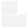 Monolike Paper Photo Frames 5x7 Inch White 15 Pack - Fits 5x7 Pictures