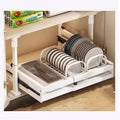 Deoxys Pull Out Cabinet Organizer, Heavy Duty Slide Out Pantry Shelves, ChromePlated Steel Roll Out Drawers, Sliding Drawer Sto