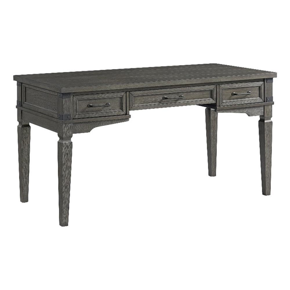 Intercon Foundry Home Office 60&quot; Wide Writing Desk, Brushed Pewter Furniture