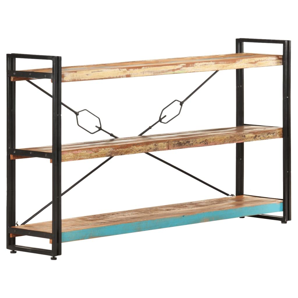 3-Tier Bookcase 55.1&quot;x11.8&quot;x31.5&quot; Solid Reclaimed Wood