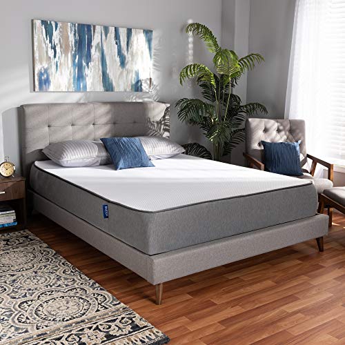 Baxton Studio Cara 10-Inch Triple Layered Full Size Memory Foam Mattress