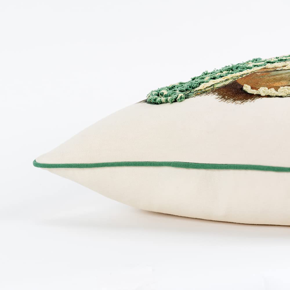 Rizzy Home Gourds/Pumpkins 20&quot; x 20&quot; Cotton Duck Pillow Cover-Multi-Color