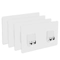 Orimade 4.72 x 2.75 inches (12 x 7 cm) Transparent Adhesive for Bathroom Shelf, Soap Dish Holder and Kitchen Sink Caddy[4 Pack]