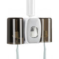 HASTHIP Toothbrush Holder, Adhesive Mount, Paste Dispenser, Drawer, 2 Cups
