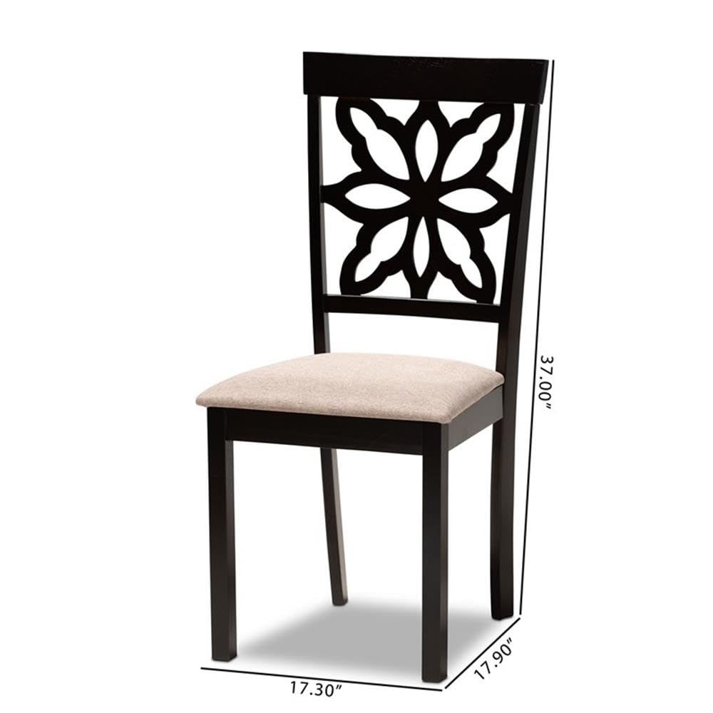 Baxton Studio Samwell Dining Chair Set - Thumbnail 4