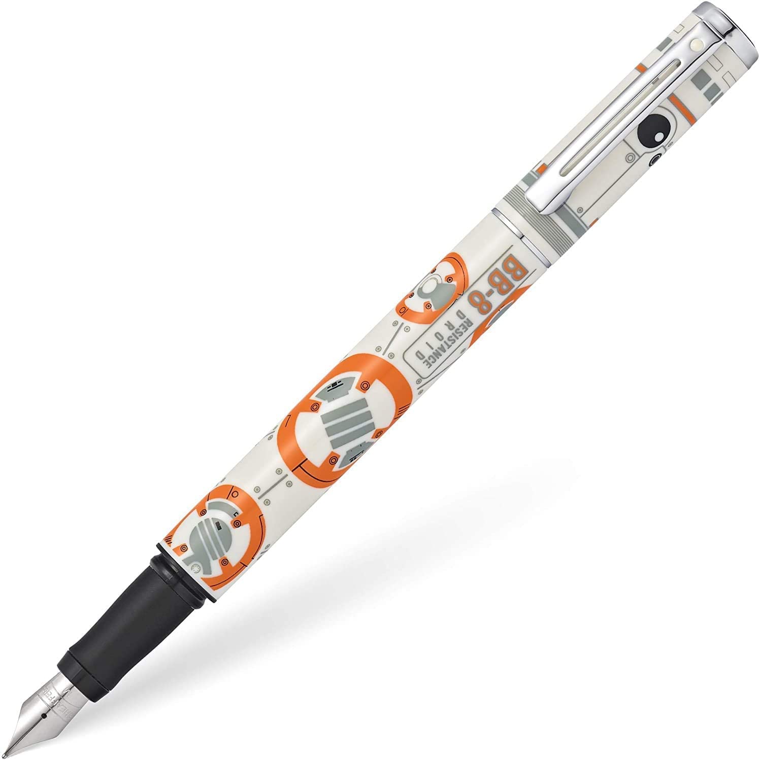Sheaffer Star Wars Bb-8 With Bb-8 Themed Design And Authentic Character Details, Polished Appointments Medium Stainless Steel Ni