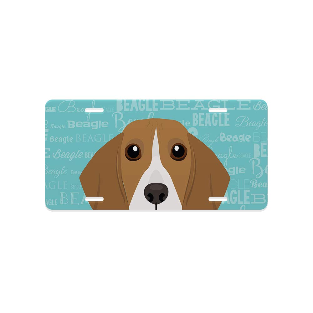Mystic Sloth Adorable Dog Breed Design Novelty License Plate (Beagle, Standard)