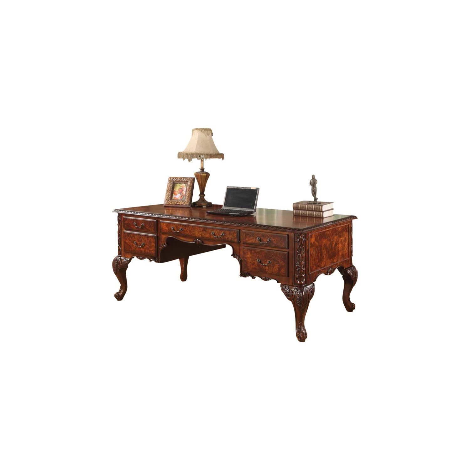 Best Master Furniture Carlisle Executive Traditional Office Desk