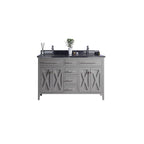 Laviva Wimbledon - 60 - Grey Cabinet Black Wood Marble Countertop