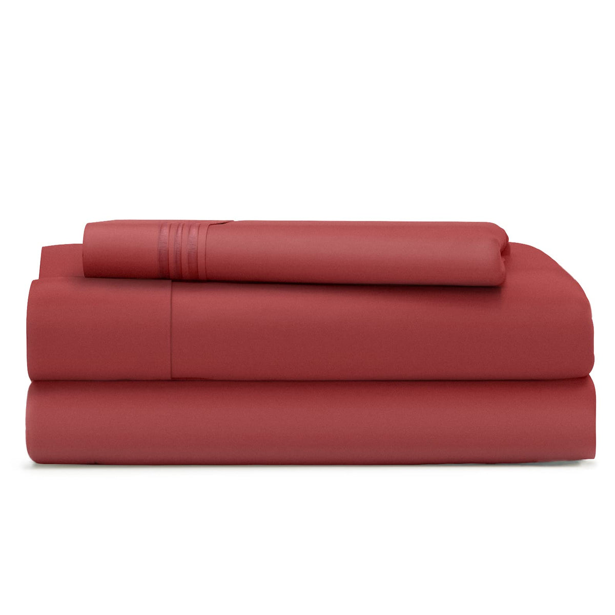 Cosy House Collection 1500 Series - Twin Size Sheet Set - Deep Pocket - Silky Soft & Cool Bed Sheets - 3 Piece Bedset (Twin, Bur