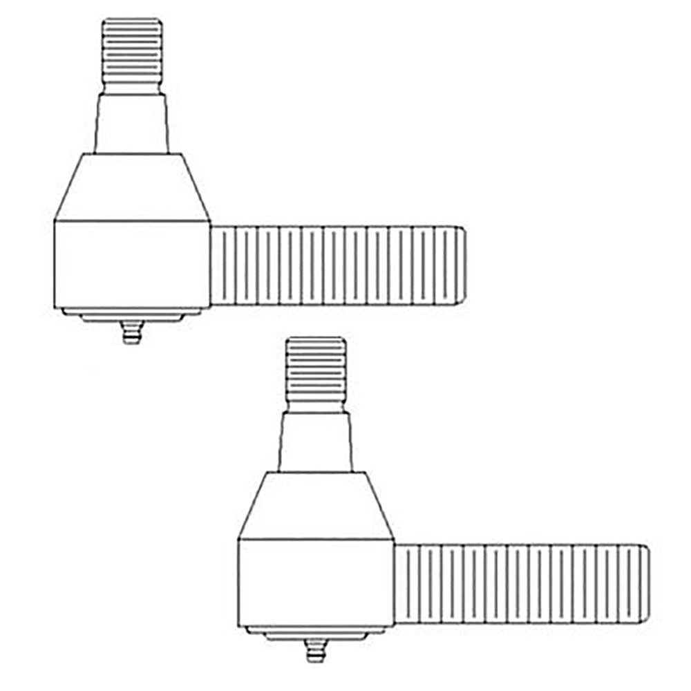Reliable Aftermarket Parts Our Name Says It All, Lva14959 & Lva14960 New Rh & Lh Threaded Tie Rod Set Fits John Deere Compact Tr