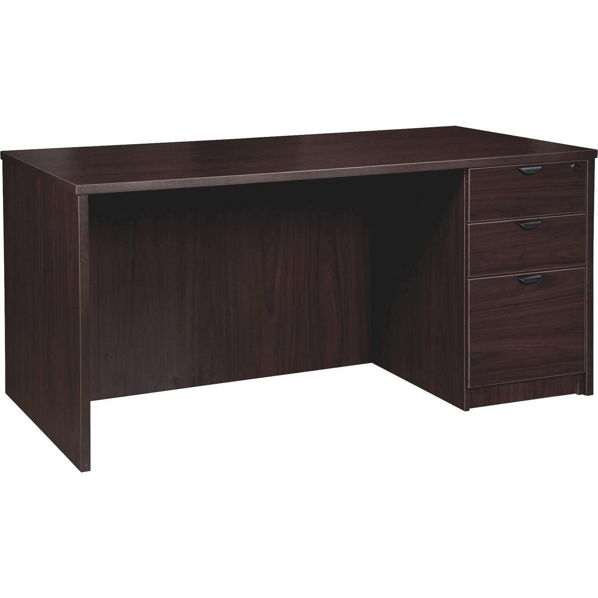 Lorell - Llrpd3066Rspes - Prominence 2.0 Espresso Laminate Box/File Right-Pedestal Desk - 3-Drawer