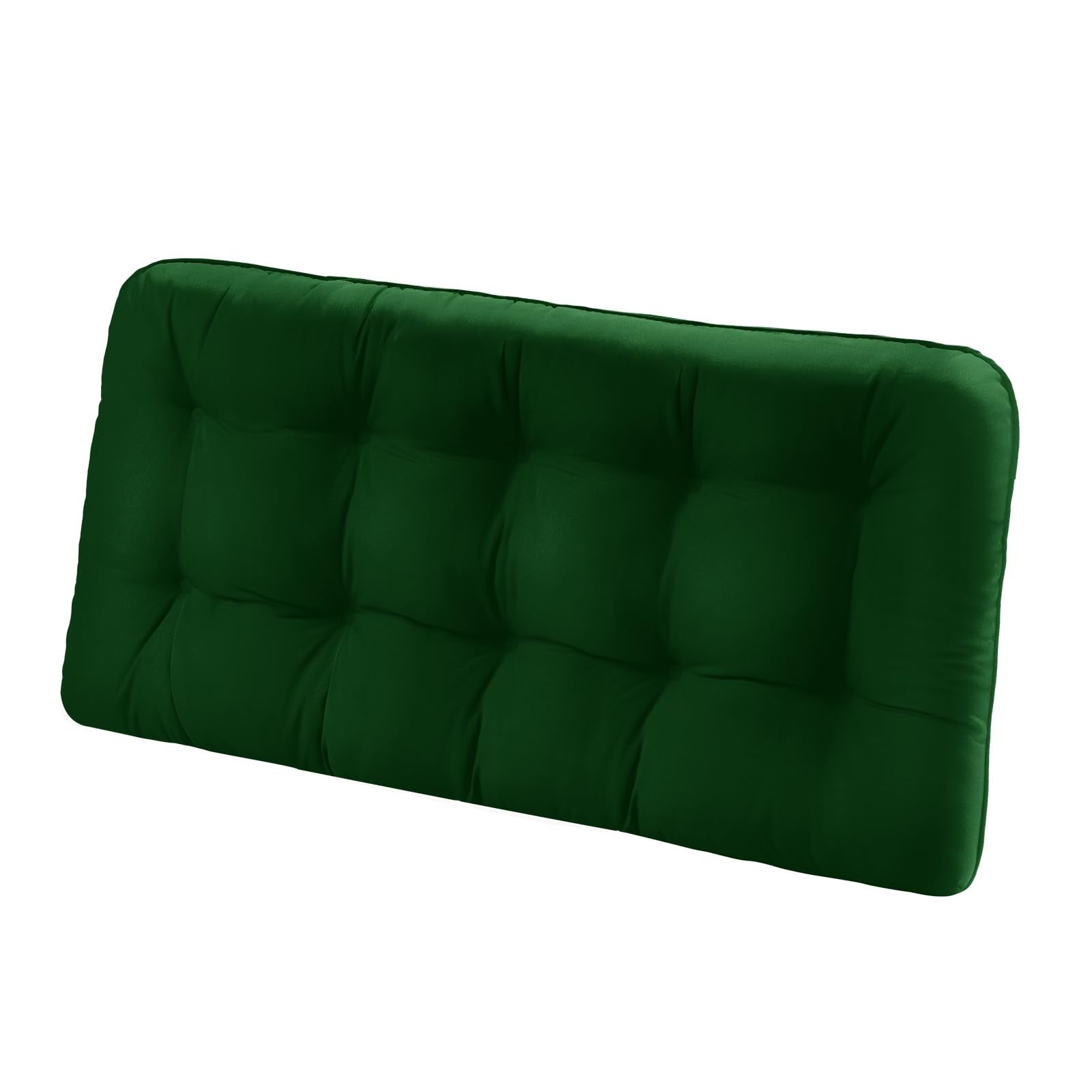Tufted Bench Cushions For Outdoor Furniture, 48' X 18' Porch Swing Cushions Filled With Foam, Overstuffed Patio Cushions For B