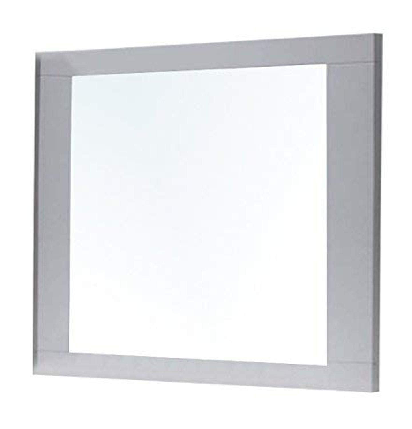 Acme Lorimar Rectangular Wooden Mirror In White