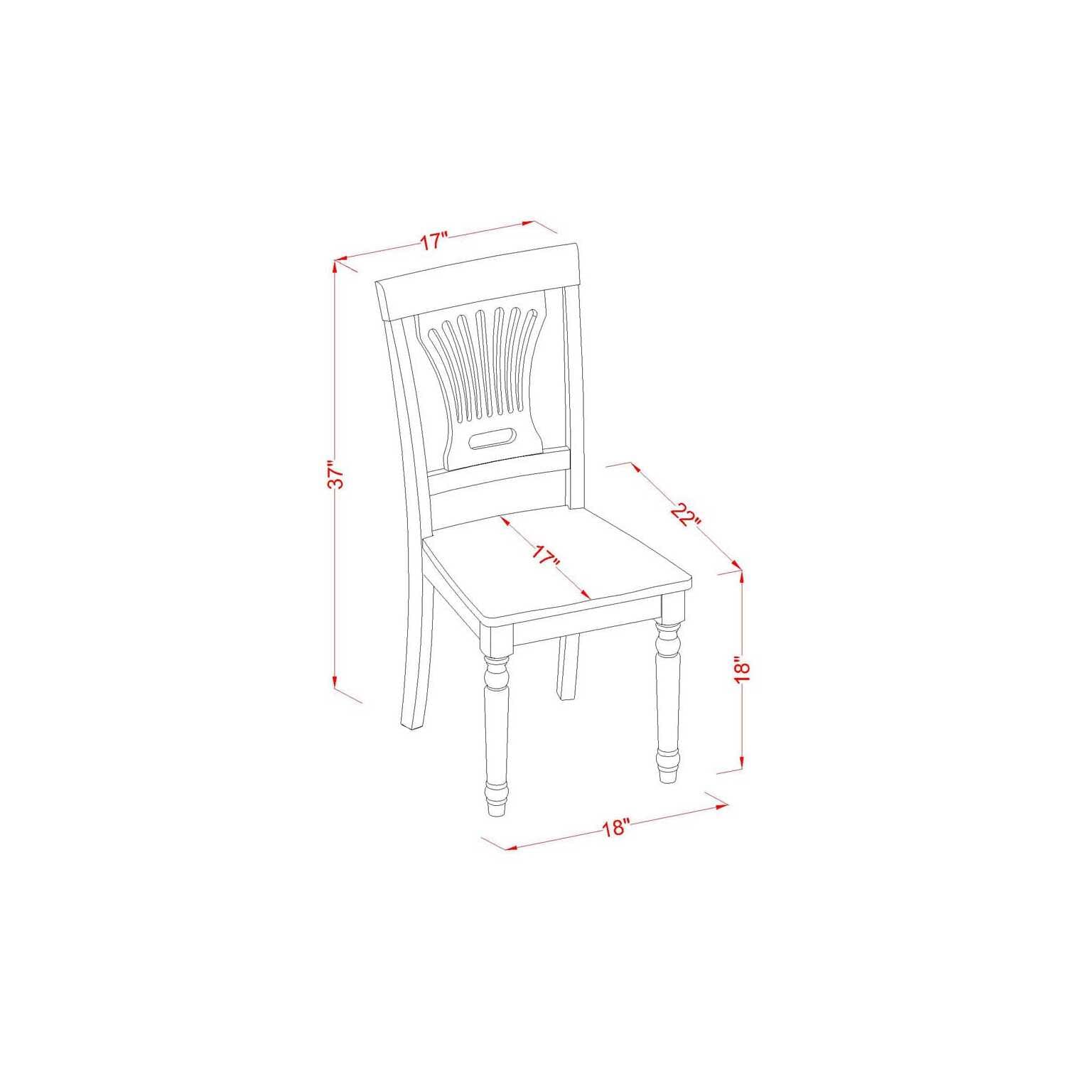East West Furniture Espv3-Bch-W 3 Piece Dinette Set For Small Spaces Contains A Round Dining Table With Pedestal And 2 Dining Chairs, 30X30 Inch, Black & Cherry