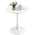 Rongbuk 27.5' Small Round Dining Table, Modern Tulip Style Table For 1-2 People, Space-Saving Table For Dining Room, Kitchen, O