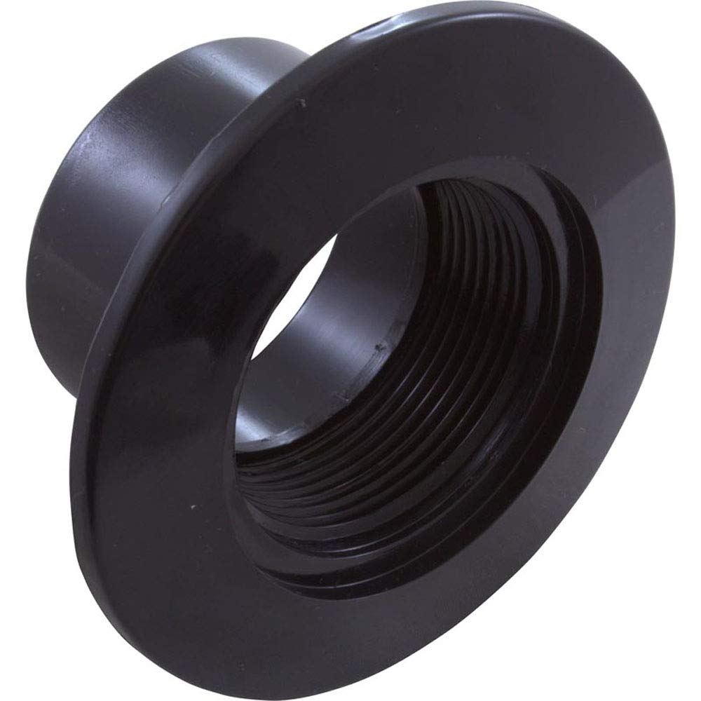 Custom Molded Products Wall Fitting, 1-1/2' Fpt X 2' Insider, 3-1/2' Fd, Black #25524-204-000