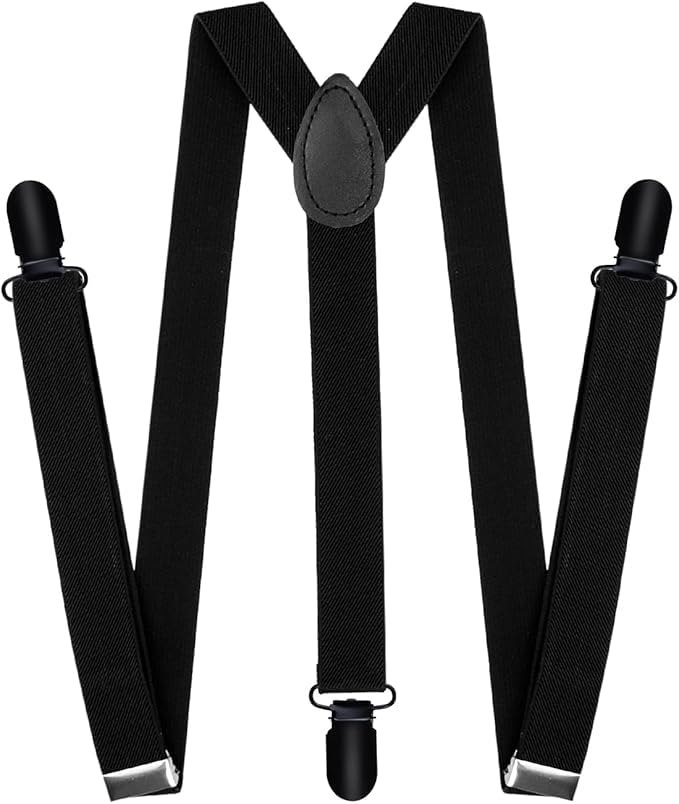 Marrywindix 20Pcs 1' Black Suspender Clips Metal Holder Clips Sheet Fasteners Clips Suspenders Holder For Mattress Pad Cover So